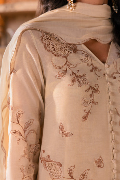 4 Piece - Stitched - Dyed & Embroidered Masuri Suit - MCP1603