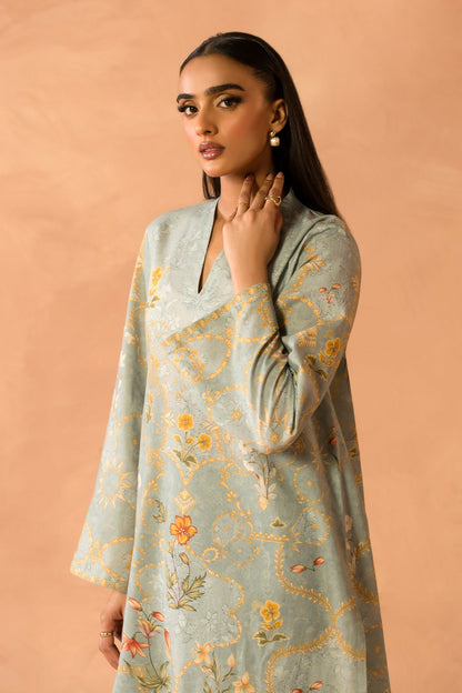 2 Piece - Stitched - Printed Khaddar Suit - MCP2046-1