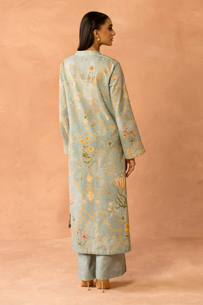 2 Piece - Stitched - Printed Khaddar Suit - MCP2046-1