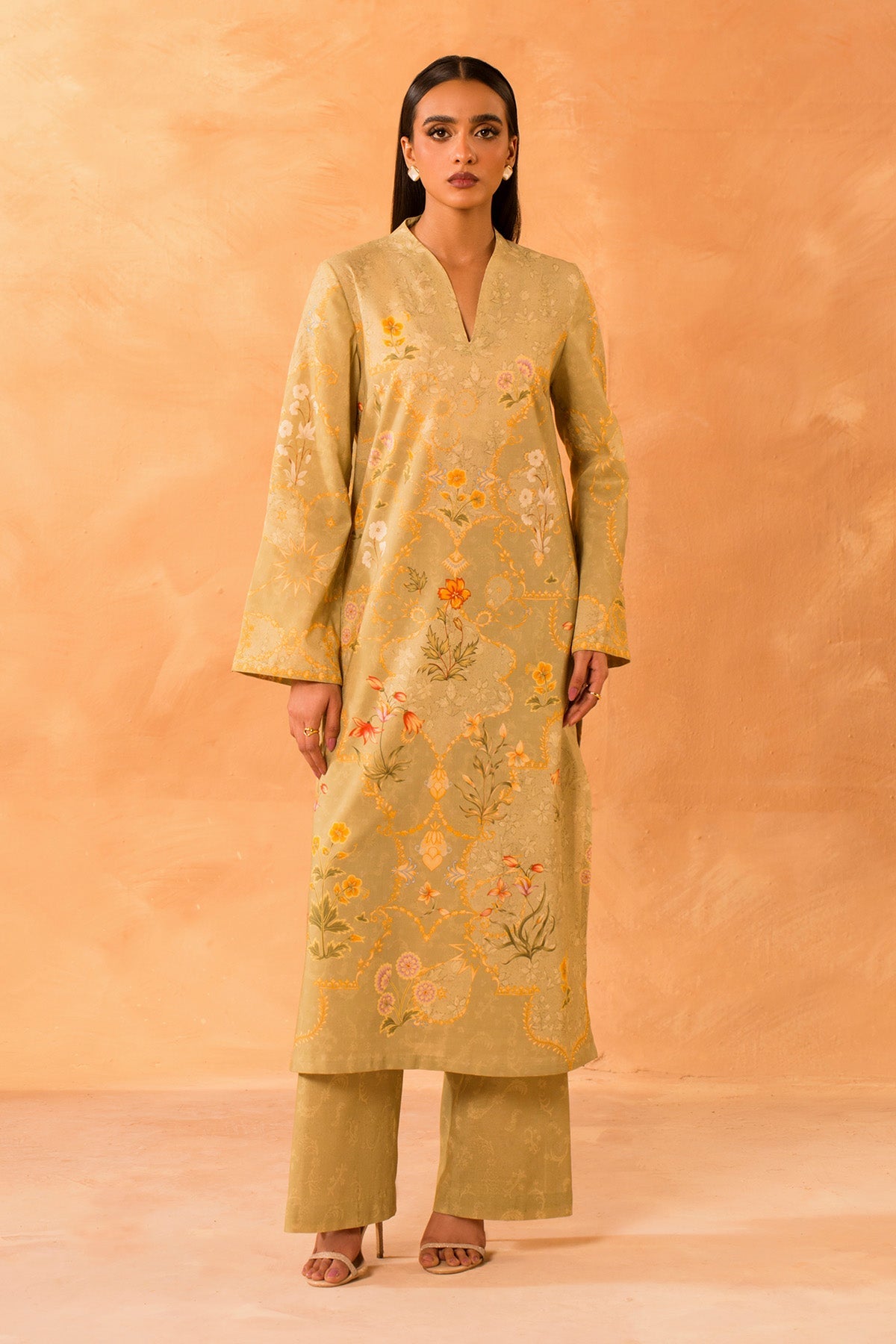 2 Piece - Stitched - Printed Khaddar Suit - MCP2046-2