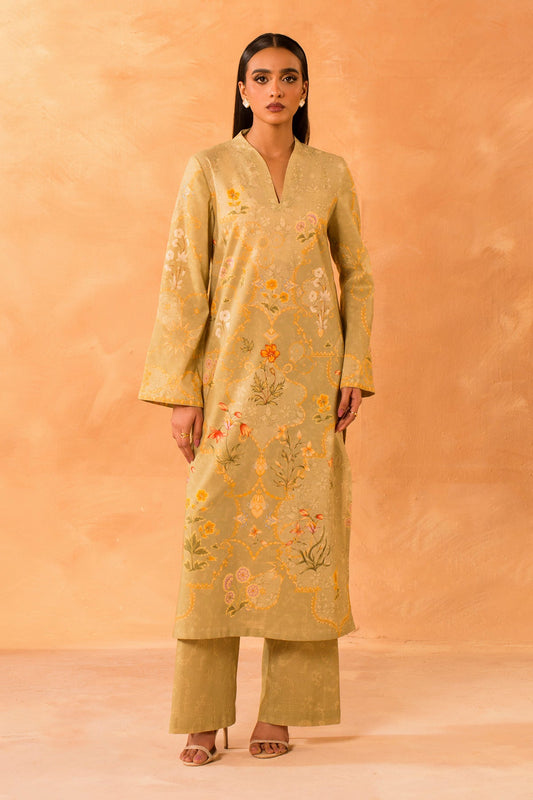 2 Piece - Stitched - Printed Khaddar Suit - MCP2046-2