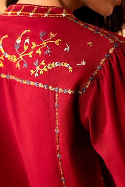 2 Piece - Stitched - Embroidered Khaddar Suit - MCP2056