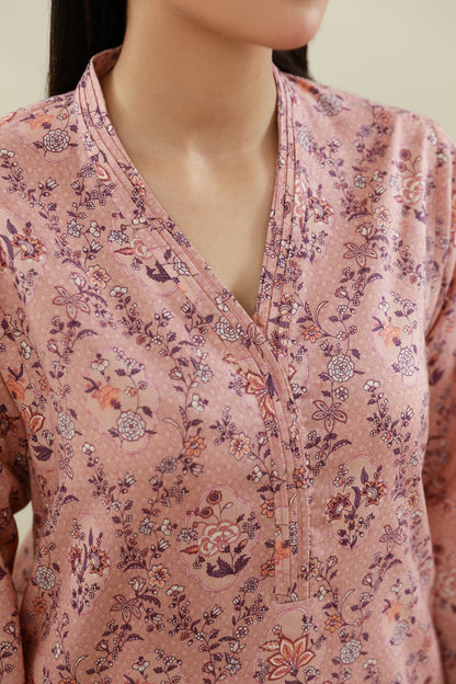 3 Piece - Unstitched - Printed Khaddar Suit - X7124