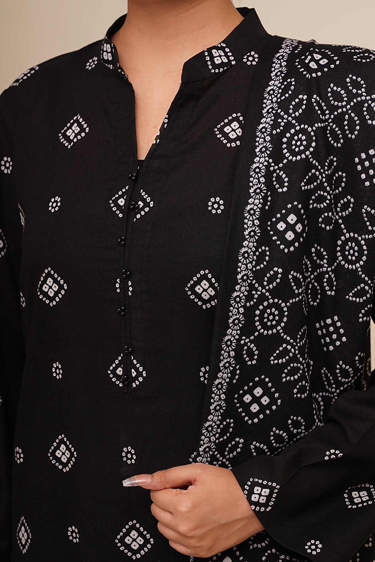 3 Piece - Unstitched - Printed Khaddar Suit - X7133