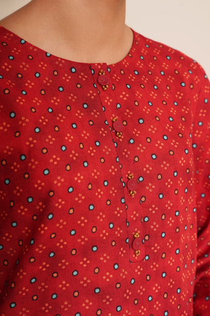 3 Piece - Unstitched - Printed Khaddar Suit - X7144