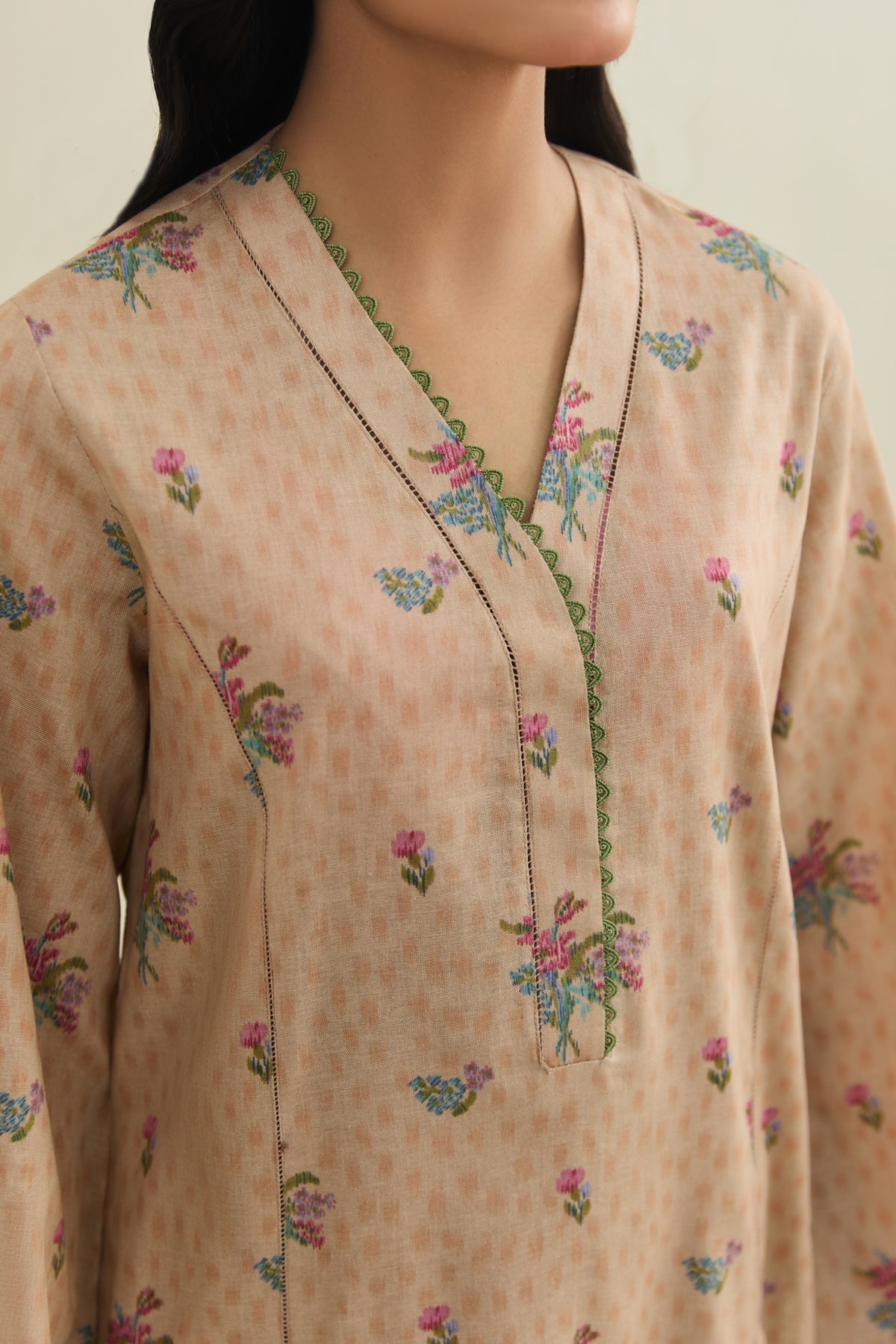 3 Piece - Unstitched - Printed Khaddar Suit - X7145