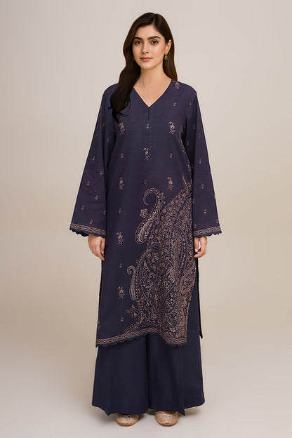 2 Piece - Unstitched - Printed Suit - X7148