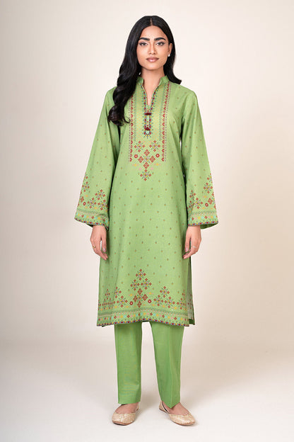 2 Piece - Unstitched - Printed Khaddar Suit - X7151