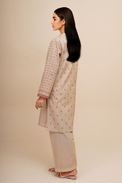 2 Piece - Unstitched - Printed Khaddar Suit - X7155