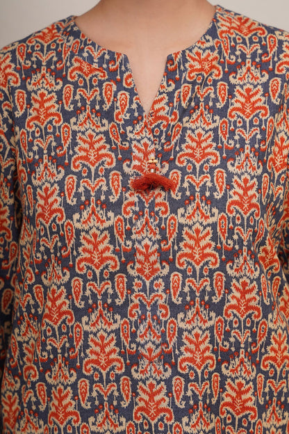 2 Piece - Unstitched - Printed Khaddar Suit - X7166