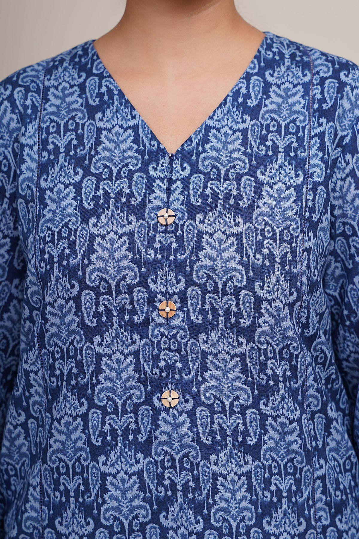 2 Piece - Unstitched - Printed Khaddar Suit - X7170