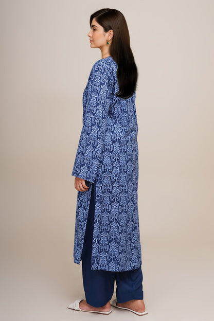 2 Piece - Unstitched - Printed Khaddar Suit - X7170