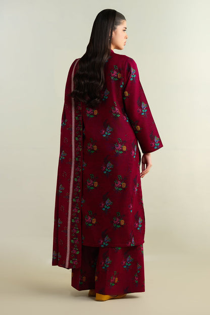 3 Piece - Stitched - Printed Khaddar Suit - KPW24-P3136-136